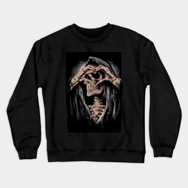 death heart Crewneck Sweatshirt by Chack Loon